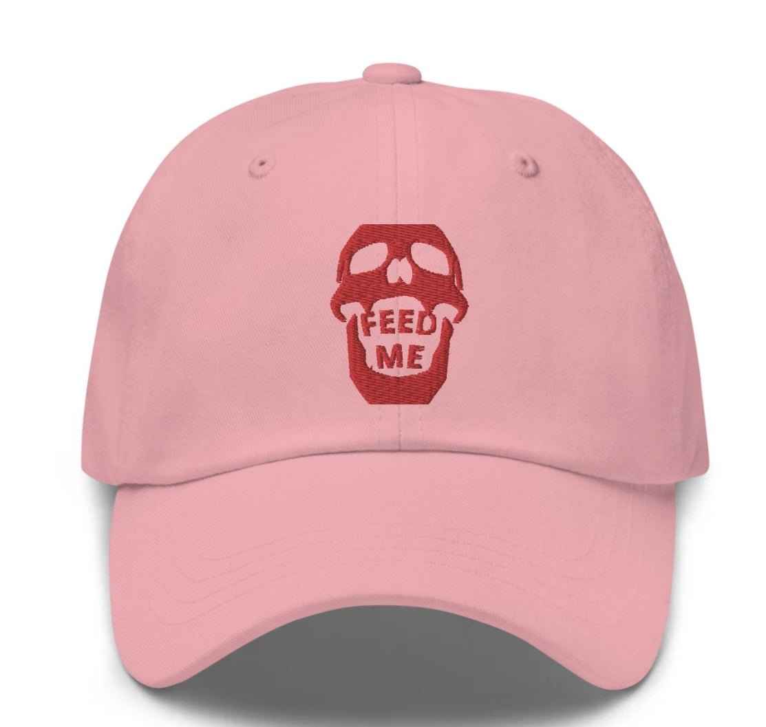 Feed Me Skinny Skull Hat | Food Hat for Fun Dining