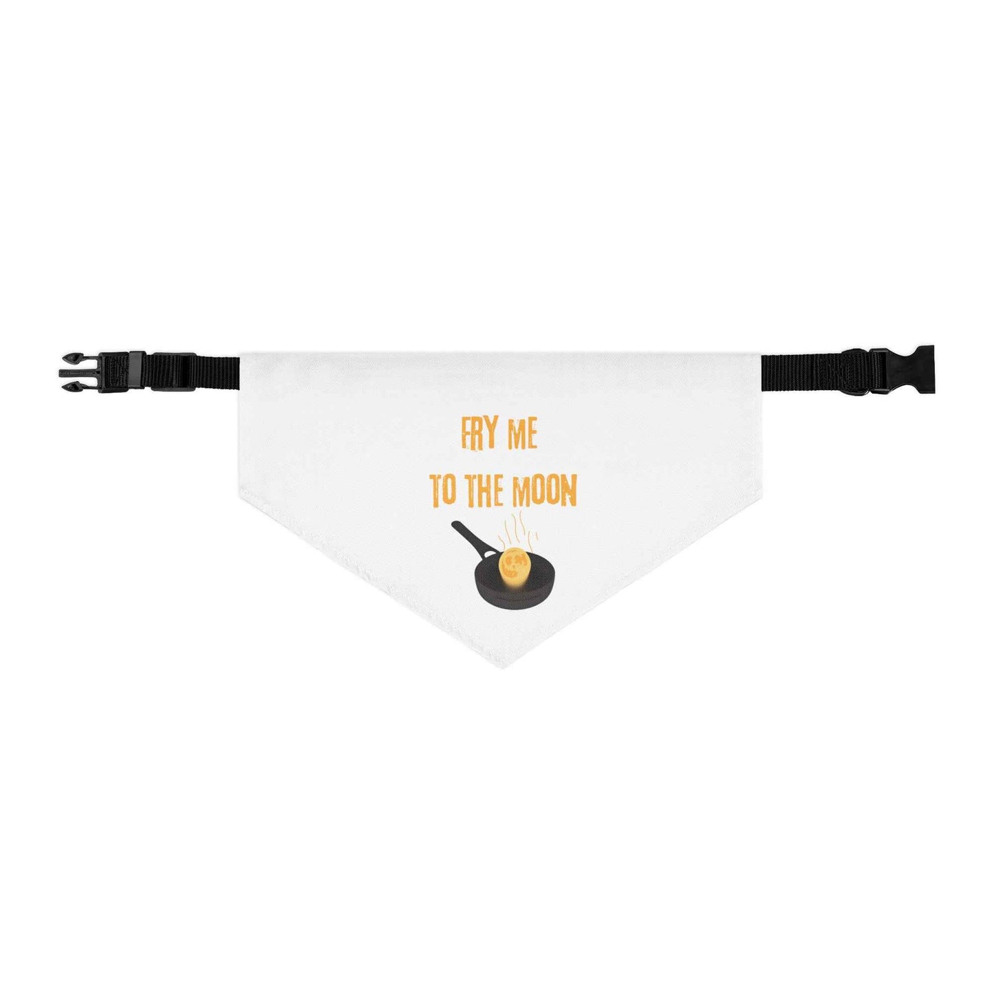 Fry Me To The Moon Pet Bandana Collar