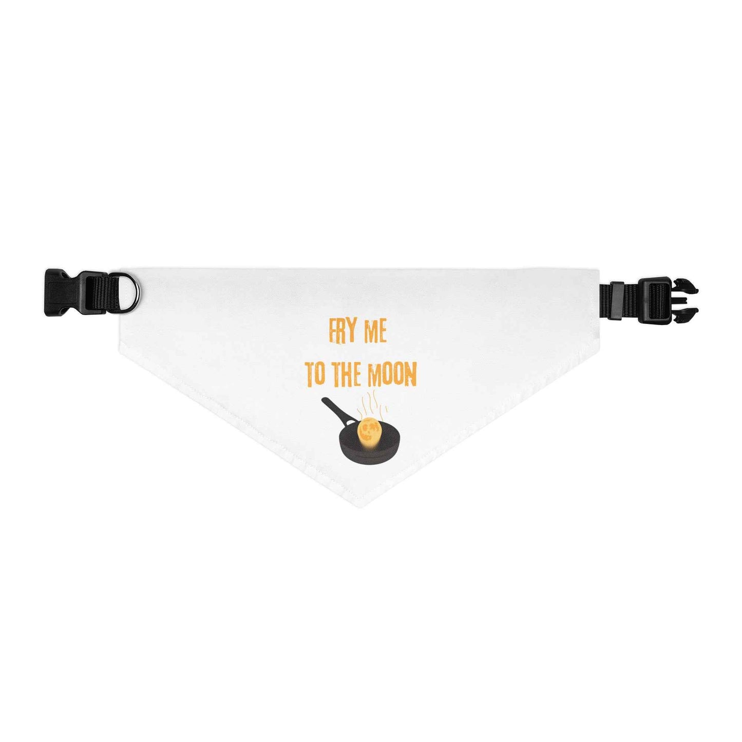 Fry Me To The Moon Pet Bandana Collar