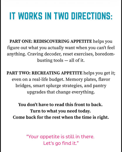 Find Your Appetite - 12 Chapter Guide - Digital product