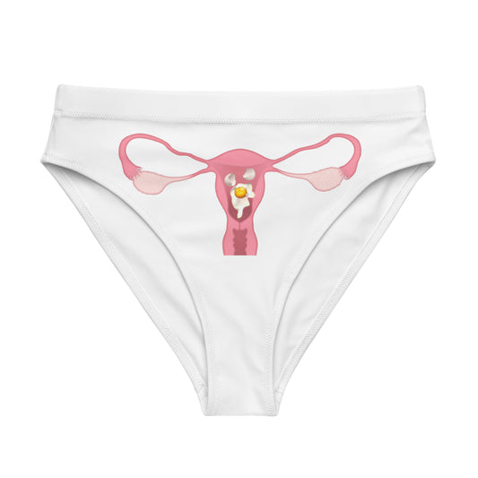 Eggs in Uterus High-waisted Bikini Bottom