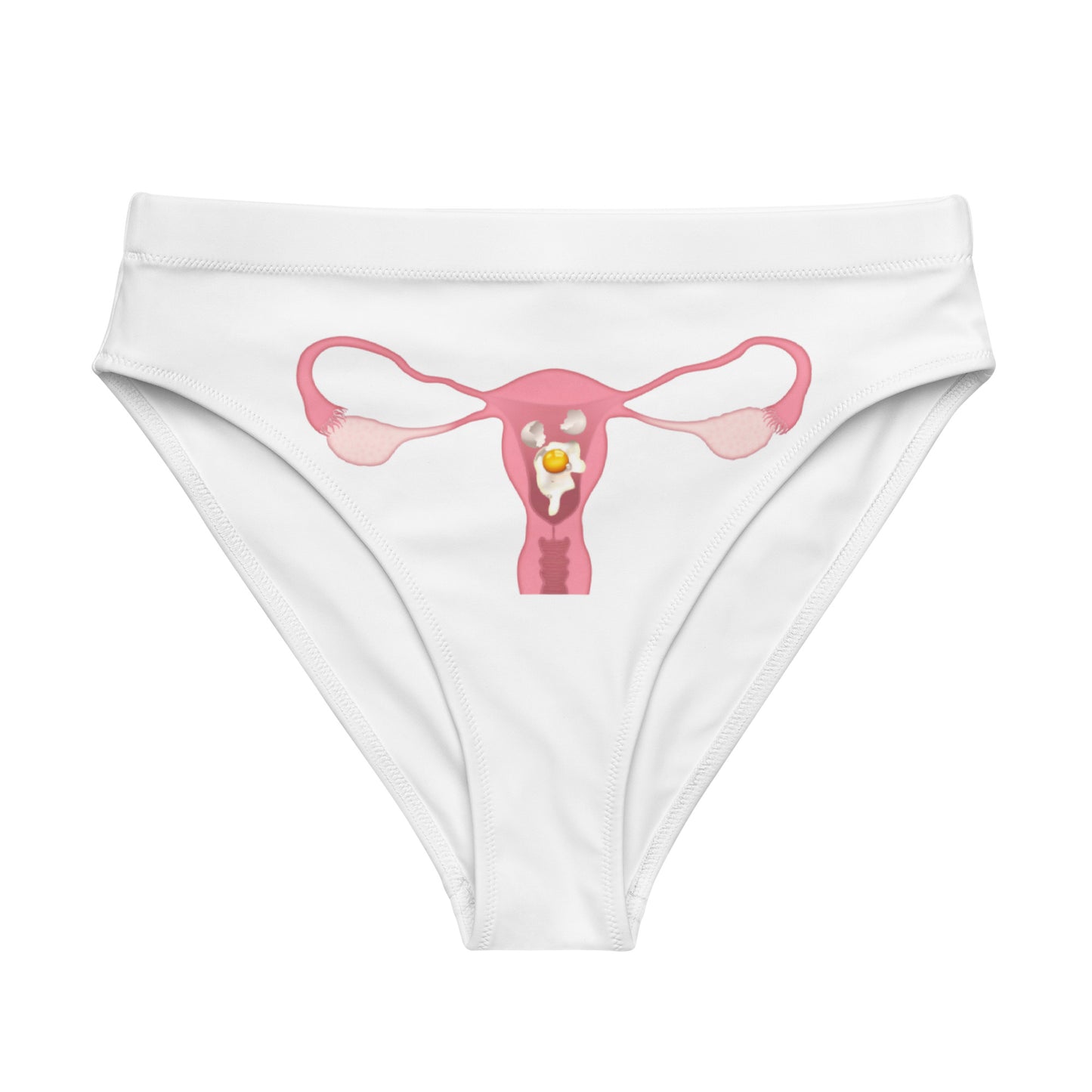 Eggs in Uterus High-waisted Bikini Bottom