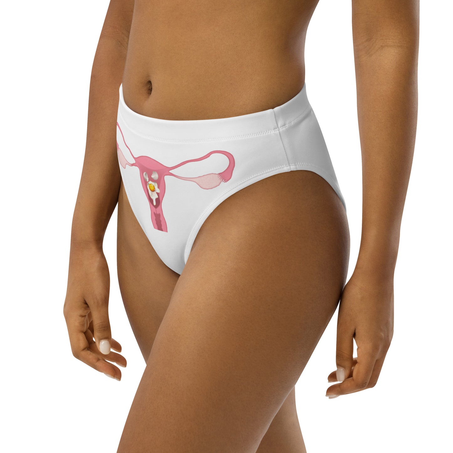 Eggs in Uterus High-waisted Bikini Bottom