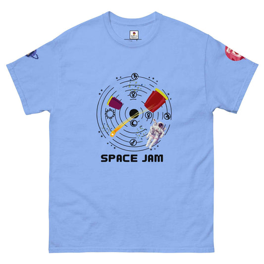 Appetite Apparel Space Jam T-Shirt in azalea color featuring Space Jam logo and graphics, casual fit for fans and collectors.
