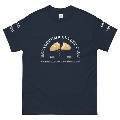 Maroon Breadcrumb Cutlet Club T-Shirt by Appetite Apparel featuring a casual, stylish design on a comfortable cotton fabric.