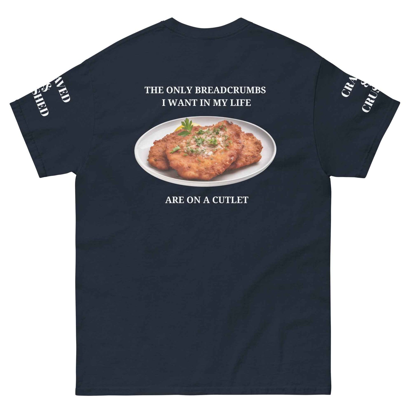 Maroon Breadcrumb Cutlet Club T-Shirt by Appetite Apparel featuring a casual fit and bold graphic design.