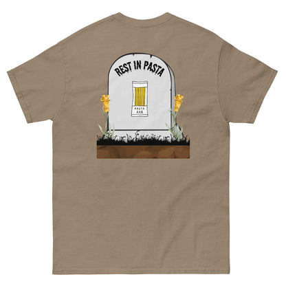 Red Creepypasta Scary Pasta T-Shirt by Appetite Apparel featuring creepy pasta design on front, casual fit, and bold style.