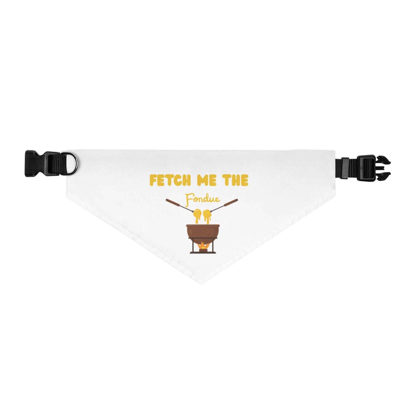 Fetch Me The Fondue Pet Bandana Collar